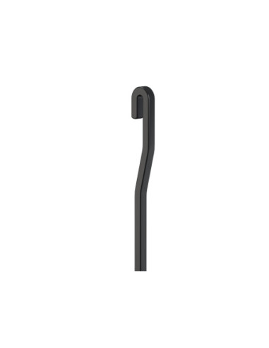 Tige aluminium Noire coudée 4 mm - Accessoire Cimaise Tableau