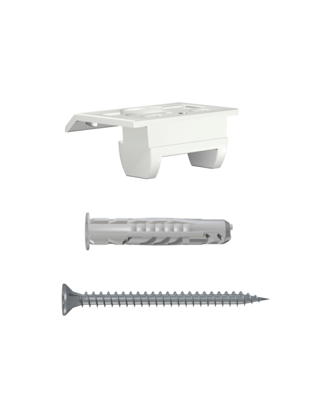 Jeux de fixations trio pour Cimaise Click Up Rail - Multimatériaux - Fixation Cimaise Artiteq