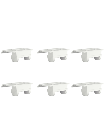 Pack de clips de fixation additionnel pour cimaise Click Up Rail - Fixation Cimaise Artiteq