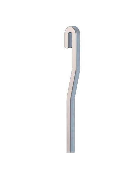 Tige aluminium Grise coudée 4 mm - Accessoire Cimaise Tableau