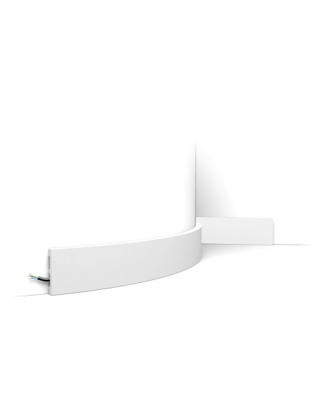 SX157F Flexible Plinthe Orac Decor - 6,5x1,3x200cm (h x p x L) - plinthe décorative polymère