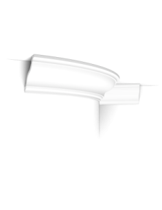 C333F Flexible Corniche plafond Orac Decor - 12,5x11,5x200cm (h x p x L) - moulure décorative polyuréthane