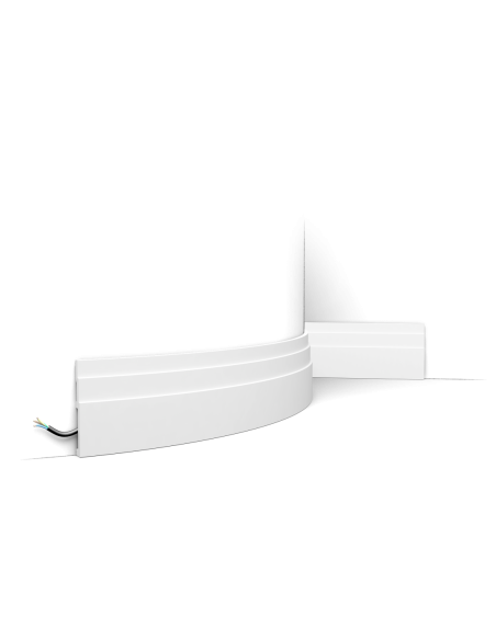 SX180F Flexible Plinthe Orac Decor - 12x1,6x200cm (h x p x L) - plinthe décorative polymère