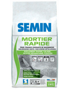 SAC mortier rapide adhésive powder blanc 25kg | PMP Décor
