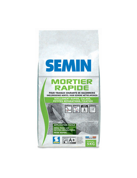SAC mortier rapide adhésive powder blanc 25kg | PMP Décor