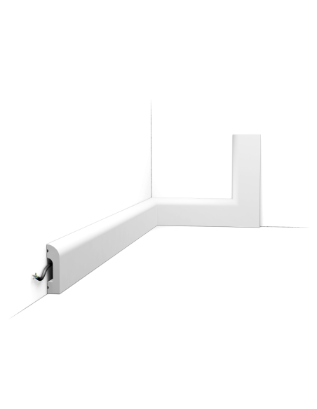 SX182 CASCADE Moulure multifonctionnelle Orac Decor Axxent - 5x1,3cm (h x p) plinthe décorative