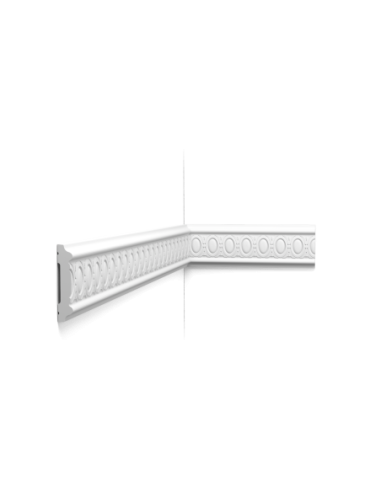 P7030 Cimaise murale Orac Decor - 8,5x1,5x200cm (h x p x L) - moulure décorative polyuréthane