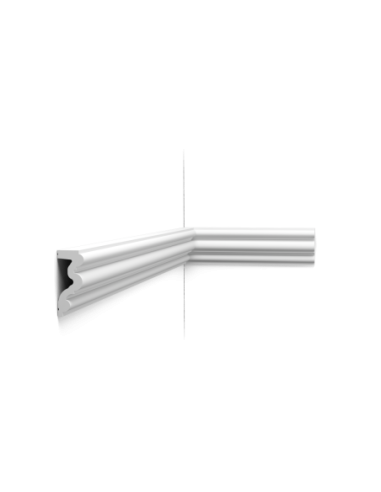 P4025 AUTOIRE Cimaise murale Orac Decor - 8,3x3,4x200cm ( h x p x L) - moulure décorative polyuréthane