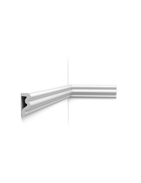 P4025 AUTOIRE Cimaise murale Orac Decor - 8,3x3,4x200cm ( h x p x L) - moulure décorative polyuréthane