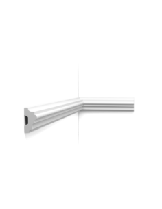 P9040 Cimaise murale Orac Decor - 5x2,5x200 (h x p x L) - moulure décorative polyuréthane