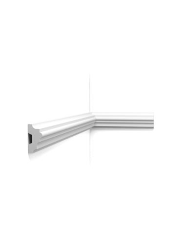 P9040 Cimaise murale Orac Decor - 5x2,5x200 (h x p x L) - moulure décorative polyuréthane