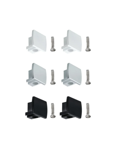 Pack de 2 embouts d'extrémités URail - Paulmann
