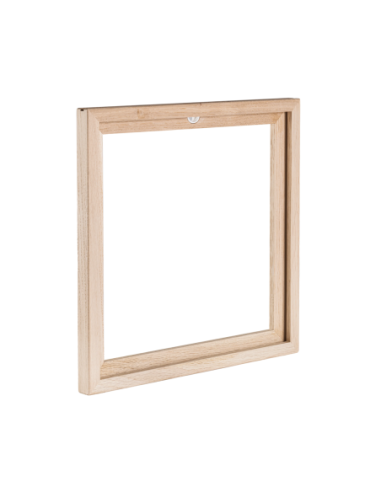 Cadre porte disque chêne massif - accrocher vos pochettes de vinyle au mur.