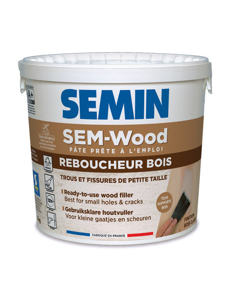SEM-WOOD pâte - pot 1 kg | PMP Décor