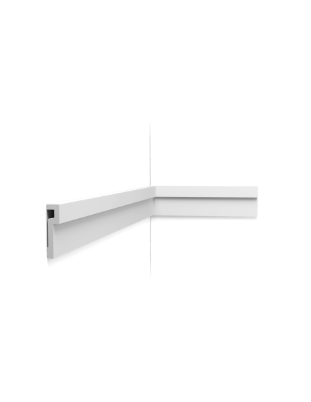 PX198 Cimaise murale Orac Decor - 2,0x8,3x200cm (h x p x L) - moulure décorative polymère