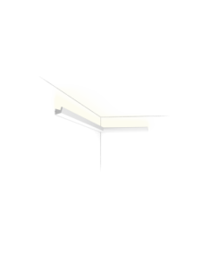 CX189 Corniche pour éclairage indirect Orac Decor - 2,7x2,7x200cm (h x p x L) - moulure décorative polymère