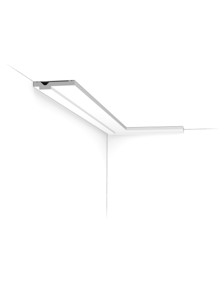CX161 Corniche plafond Orac Decor Axxent - 1,3x7x200cm (h x p x L) - moulure décorative