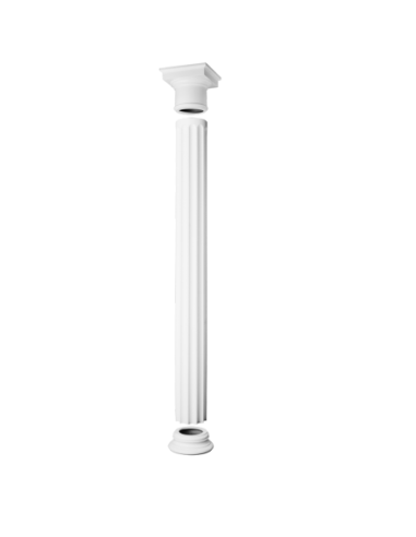 Set Colonne Entière Dorique cannelée basse Orac Décor