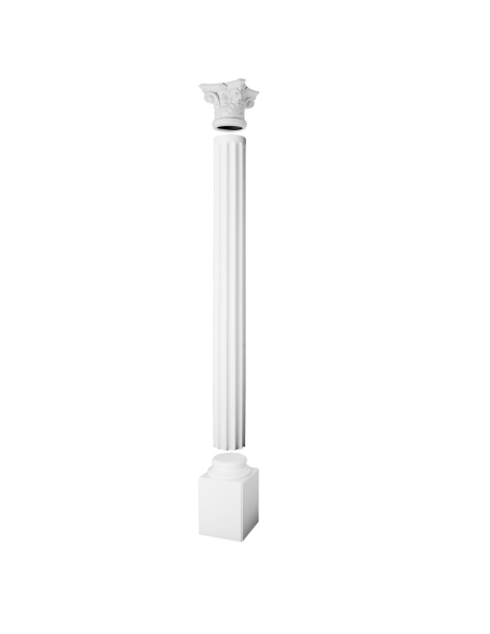 Set Colonne Entière Corinthienne cannelée haute Orac Decor