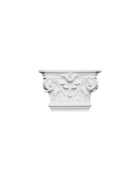 K201 Chapiteau pour pilastre polyuréthane Orac Decor - 15x6cm (h x p)