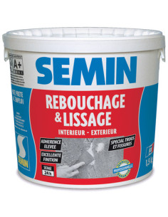 REBOUCHAGE ET LISSAGE INT/EXT TUBE 350 GR - SEMIN | PMP Décor