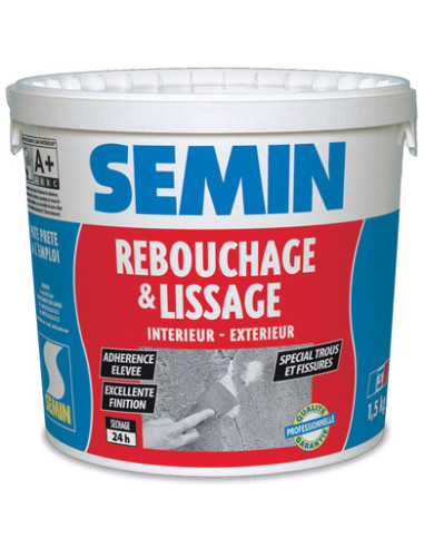 REBOUCHAGE ET LISSAGE INT/EXT TUBE 350 GR - SEMIN | PMP Décor