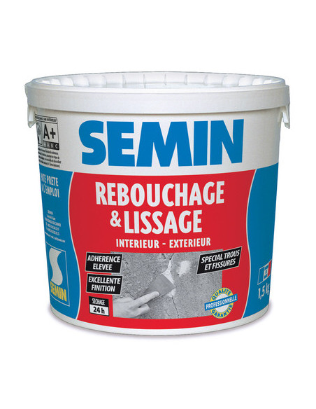 REBOUCHAGE ET LISSAGE INT/EXT TUBE 350 GR - SEMIN | PMP Décor