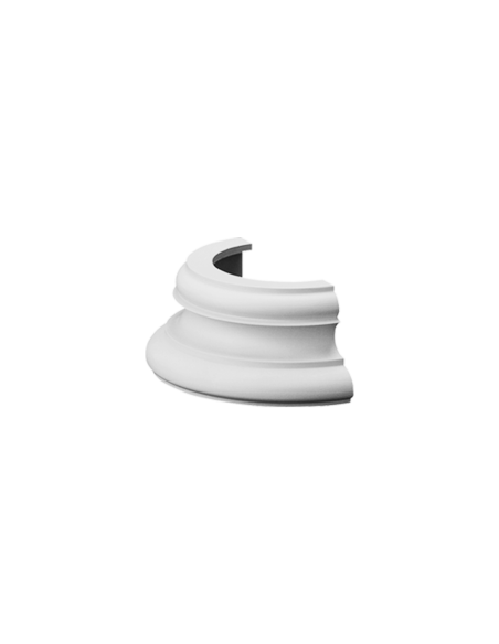 K1151 Socle pour demi-colonne polyuréthane Orac Decor