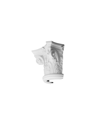 K1121Chapiteau pour demi-colonne polyuréthane Orac Decor