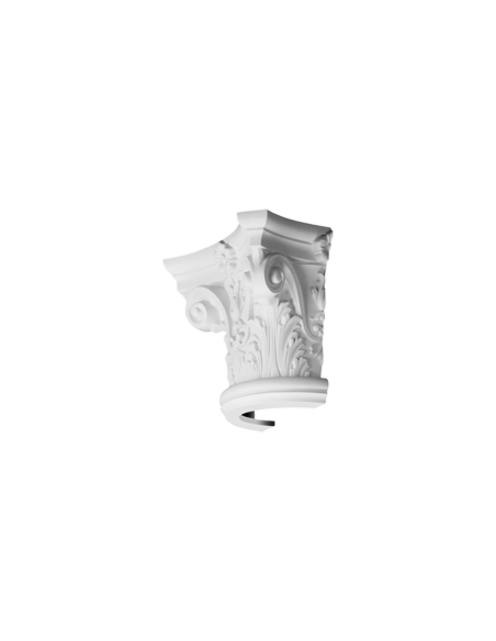 K1121Chapiteau pour demi-colonne polyuréthane Orac Decor