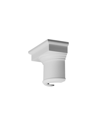 K1111 Chapiteau pour demi-colonne polyuréthane Orac Decor