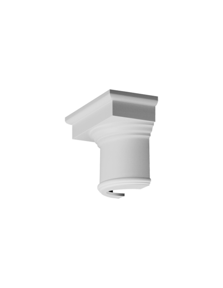 K1111 Chapiteau pour demi-colonne polyuréthane Orac Decor
