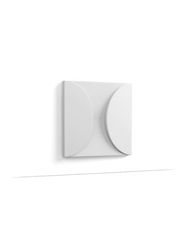 W107 CIRCLE - élément décoratif mural pour former des motifs - 33,3x33,3x2,9cm (L x l x h) Orac Decor