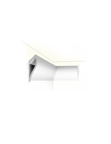 C371 Corniche Eclairage Indirect Polyuréthane Orac Decor Luxxus Shade Ulf Moritz - 18,5x6cm (h x p)