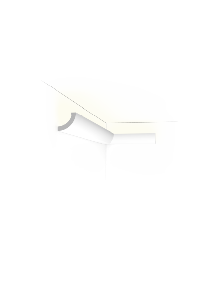 C362 Corniche plafond pour éclairage indirect Orac Decor - 5x5x200cm (h x p x L) - moulure décorative polyuréthane