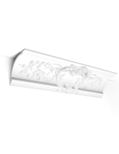 C338A Corniche plafond polyuréthane Orac Decor Luxxus - 18x18x200cm (h x p x L) - moulure décorative