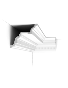 C422 Corniche plafond polyuréthane Orac Decor Luxxus - 17x19,5x200cm (h x p x L) moulure décorative