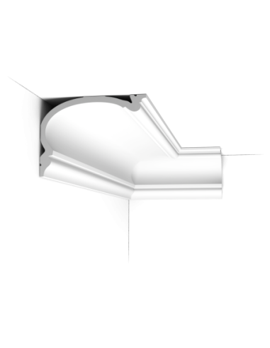 C342 Corniche Heritage L plafond polyuréthane Orac Decor Luxxus -14x19cm (h x p)- moulure décorative