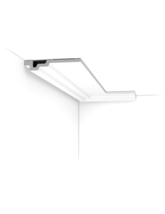 C353 Corniche plafond polyuréthane Orac Decor Luxxus - 3,5x16,5x200cm (h x p x L) moulure décorative
