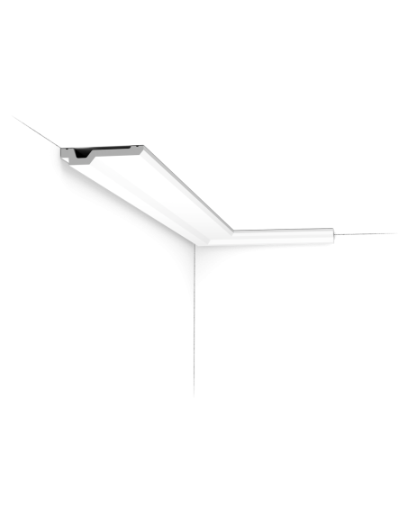 C356 Corniche plafond polyuréthane Orac Decor Luxxus - 2x10x200cm (h x p x L) - moulure décorative