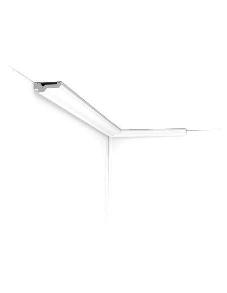C360 Corniche plafond polyuréthane Orac Decor Luxxus - 2x6x200cm (h x p x L) - moulure décorative