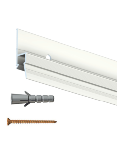 Cimaise Deco Rail 200 cm + vis & chevilles - Cimaise Tableau Artiteq