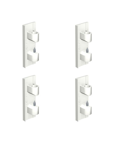 Pack de 4 embouts d'arrêt blanc R70 Museum Line - cimaise tableau Newly