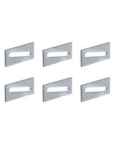 Pack de 6 plaques d'ajustement pour cimaise R70 Newly - Cimaise tableau Museum Line Newly