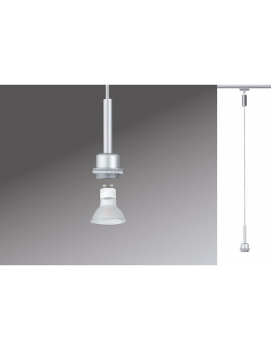 URail Spot sur rail DecoSystems Spot individuel 3,5W - Paulmann