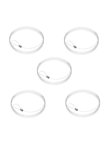 Pack 5 fils perlon transparents à oeillet 2 mm - Accrochage Tableau Artiteq