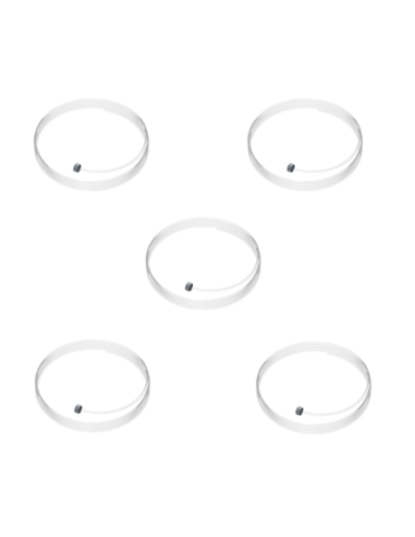 Pack 5 fils perlon transparents à cylindre 2 mm - Accrochage Tableau Artiteq