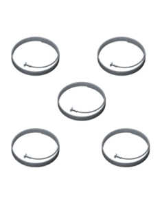 Pack de 5 câbles en acier + solid slider 2 mm pour cimaise - Accrochage Tableau Artiteq