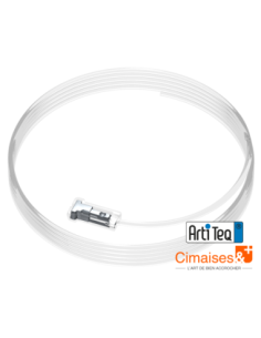 Fil perlon Twister 2 mm Cliq2Fix - Accessoire Cimaise Artiteq