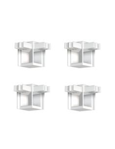 Pack 4 raccords d'angle pour Cimaise Mini-Click - Accessoire Cimaise Newly